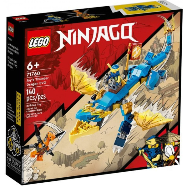 LEGO NINJAGO 71760 Jayův bouřlivý drak EVO