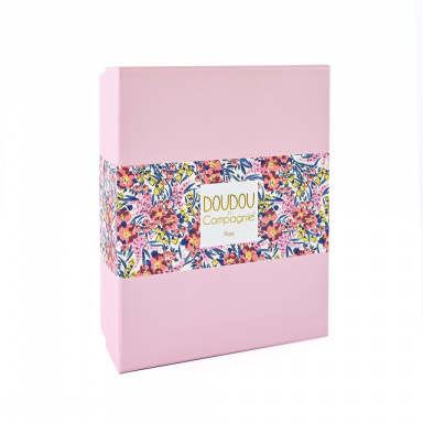 Doudou Dárková sada Hračka s úchytem na dudlík Koloušek Boh'aime 20 cm