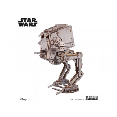 Ugears 3D dřevěná mechanická skládačka Star Wars AT-ST kráčedlo