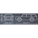 COBI 24603 Polský automobil FSO 125p Kombi