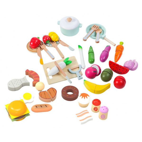 2Kids Toys Sada potravin 42 kusů 2Kids Toys Sada potravin 42 kusů