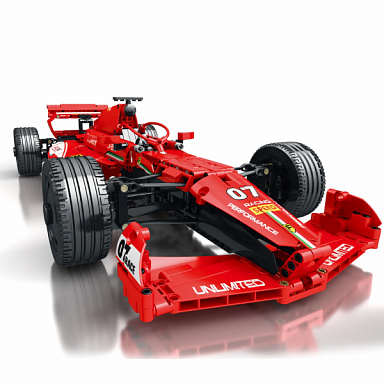 Reobrix 11007 F1 závodní vůz červený 1:8