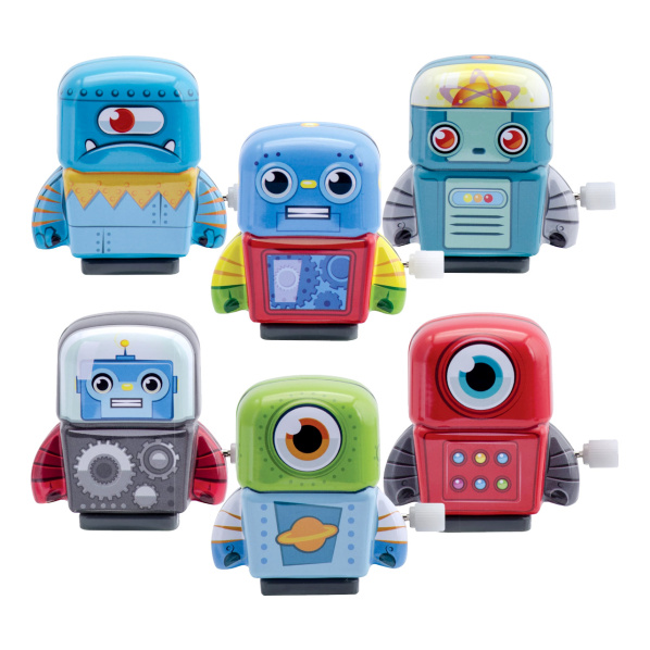 Schylling Natahovací mini roboti 1 ks Schylling Natahovací mini roboti 1 ks