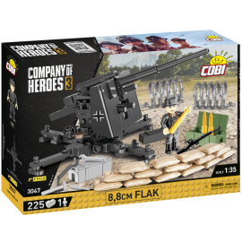 Cobi  3047 Německé protiletadlové dělo 8,8 cm FLAK  - Company of Heroes. 