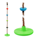 2Kids Toys Dětské šplhací lano s disky barevné