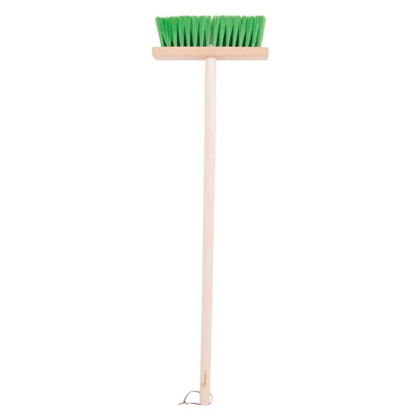Bigjigs Toys Zahradní metlička s dlouhou násadou zelená Bigjigs Toys Zahradní metlička s dlouhou násadou zelená
