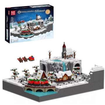 Mould King 12029 Vánoční vlak zázraků