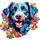 EscapeWelt Dřevěné puzzle Pes 500 dílků