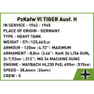 Cobi 2556 Německý tank Tiger 131 Sd.Kfz. 181 Panzerkampfwagen VI Ausf. E