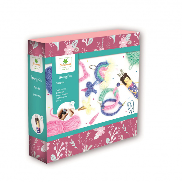 Lovely box - kreativní sada s pletací panenkou Lovely box - kreativní sada s pletací panenkou