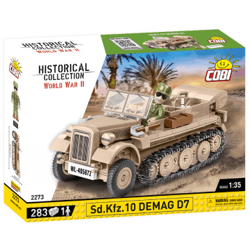 Cobi 2273 Německý polopásový vůz Sd.Kfz. 10 Demag D7