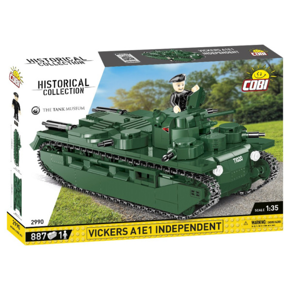 Cobi 2990 Britský tank Vickers A1E1 Independent