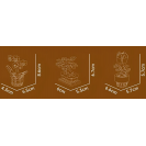 Mould King 24115 Mini květiny v květináči – Orchidej, Bonsaj, Květ energie