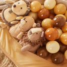 Bieco - Sada hracích míčků - Chocolate Bliss - 100 ks