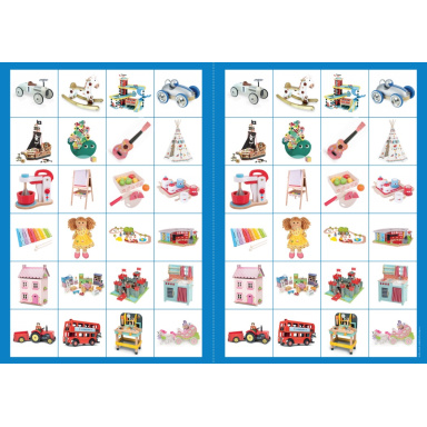 2Kids Toys Papírové pexeso dřevěné hračky