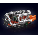 Mould King 10200 Řadový 6válcový motor Scania s převodovkou