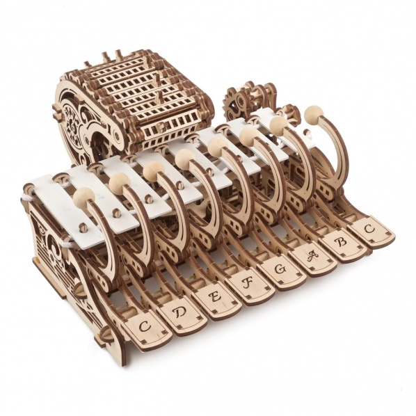 Ugears 3D dřevěné mechanické puzzle Programovatelná celesta Ugears 3D dřevěné mechanické puzzle Programovatelná celesta