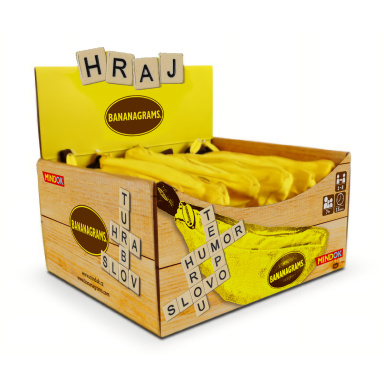 Mindok Bananagrams (display 12 ks)