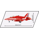 Cobi 5844_PO Letoun BAe Hawk T1 Red Arrows