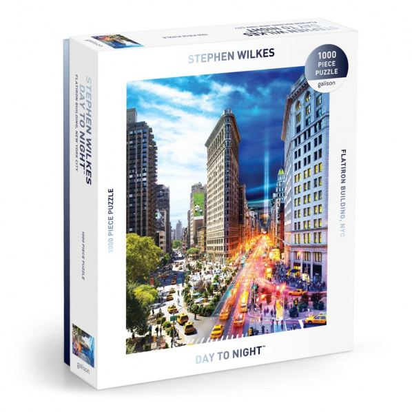 Galison Puzzle Flatiron Day to Night™ Stephen Wilkes 1000 dílků Galison Puzzle Flatiron Day to Night™ Stephen Wilkes 1000 dílků