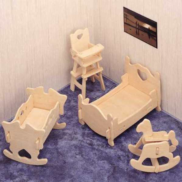 Woodcraft Dřevěné 3D puzzle Dětský pokoj Woodcraft Dřevěné 3D puzzle Dětský pokoj