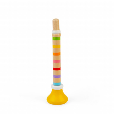 Bigjigs Toys Trumpetka 1 ks žlutá