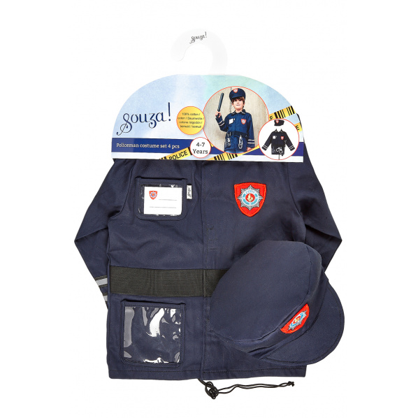 Souza! - dětský kostým - Policajt - 4-7 let, 110-122 cm