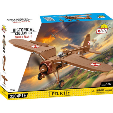 Cobi 5742 Polský stíhací letoun PZL P.11c