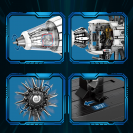 Reobrix 33018 Letecký motor