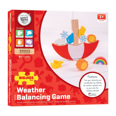 Bigjigs Toys – Balanční hra „Počasí“