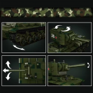 Mould King 20026 Sovětský těžký tank KV-2 R/C