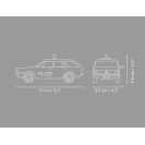 COBI 24645 Volkswagen Passat B1 Variant Policie