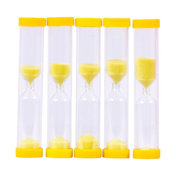 Bigjigs Toys Přesýpací hodiny 3 minuty 1ks žluté Bigjigs Toys Přesýpací hodiny 3 minuty 1ks žluté
