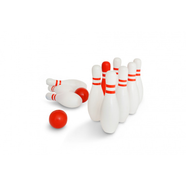 Bowling - červená & bílá