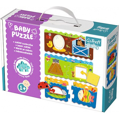 TREFL Baby puzzle Tvary