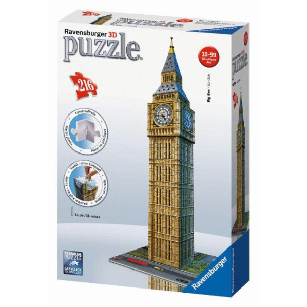 Ravensburger Big Ben, 3D, 216 dílků