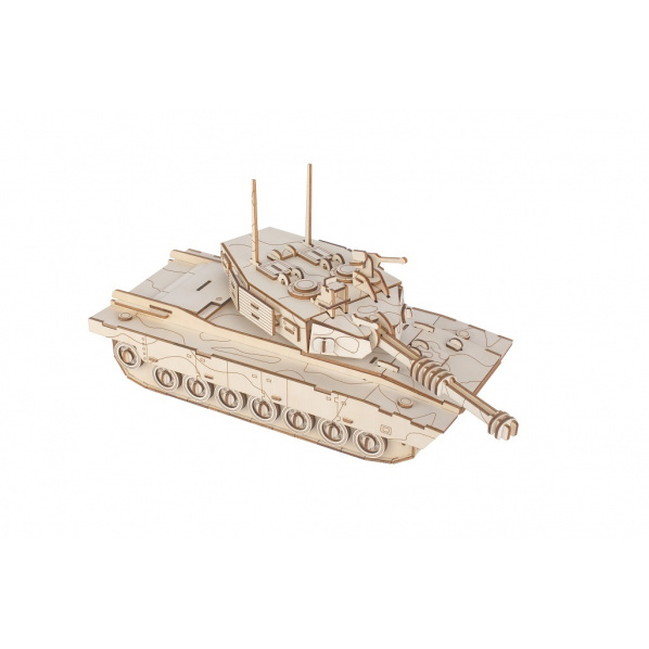 Woodcraft Dřevěné 3D puzzle Tank M1 Abrams Woodcraft Dřevěné 3D puzzle Tank M1 Abrams