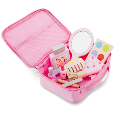 Dřevěná make up sada v kufříku