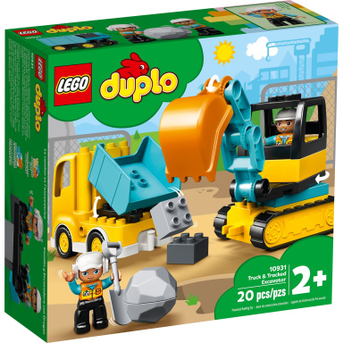 LEGO DUPLO 10931 Náklaďák a pásový bagr