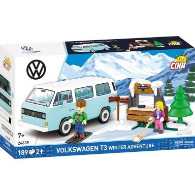 COBI 24639 Volkswagen T3 zimní dobrodružství