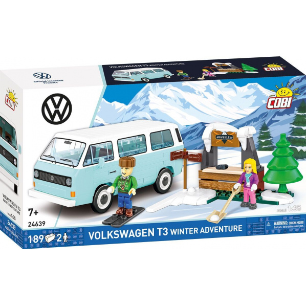 COBI 24639 Volkswagen T3 zimní dobrodružství COBI 24639 Volkswagen T3 zimní dobrodružství