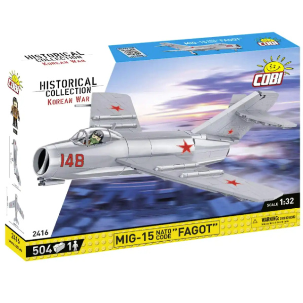 Cobi 2416 Sovětský stíhací letoun MiG-15 (Fagot)