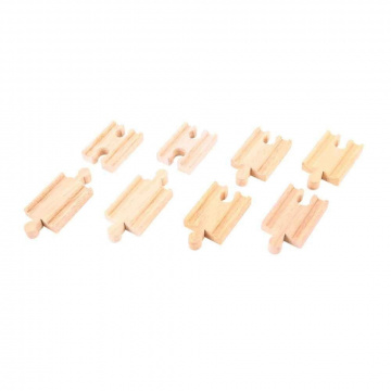 Bigjigs Rail Spojky kolejí 7 cm 8 ks