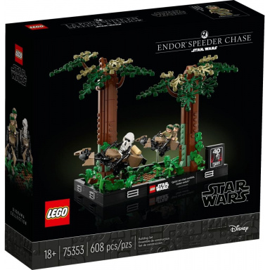 LEGO Star Wars 75353 Honička spídrů na planetě Endor™ – diorama