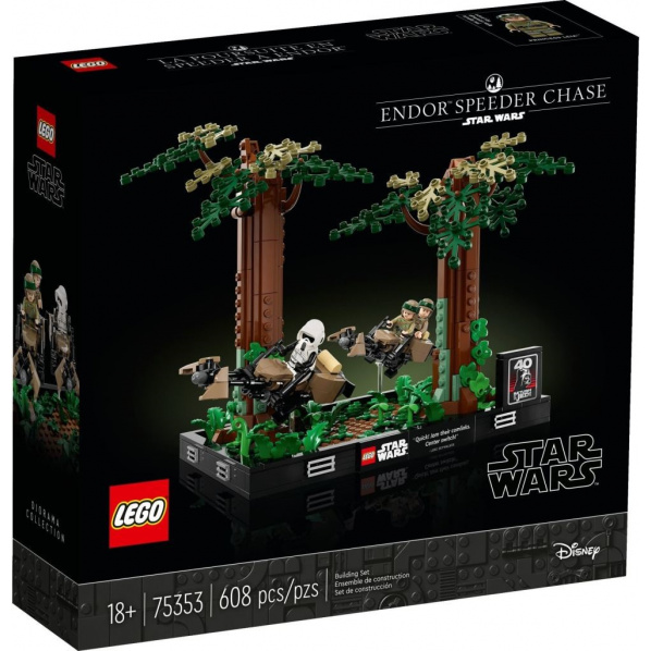 LEGO Star Wars 75353 Honička spídrů na planetě Endor™ – diorama