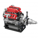 Mould King 10204 Automobilový 8válcový motor FE V12