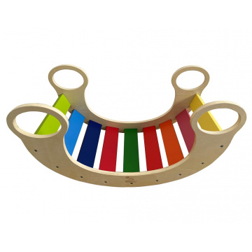 2Kids Toys Montessori duhová houpačka