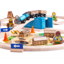 Bigjigs Rail Vláčkodráha Stavba 50 dílů