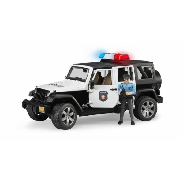 Bruder 2526 JEEP WRANGLER Policie s figurkou policisty Bruder 2526 JEEP WRANGLER Policie s figurkou policisty