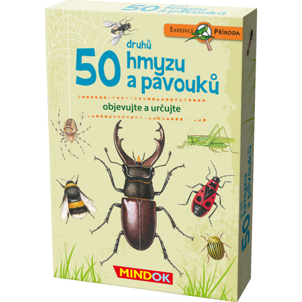 Mindok Expedice příroda: 50 druhů hmyzu a pavouků Mindok Expedice příroda: 50 druhů hmyzu a pavouků
